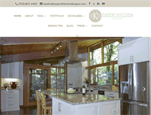 Tablet Screenshot of expertkitchendesigns.com